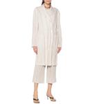 Льняное пальто Acne Studios, White Melange - фото 5