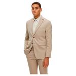 Блейзер Selected Neil Slim Fit, бежевый - фото
