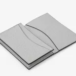 Чехол для визитных карточек Valextra, цвет Stone Gray - фото 4