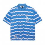 New Era Унисекс поло синего цвета - фото