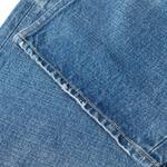 Джинсы Celine с эффектом потертости, синий - фото 4