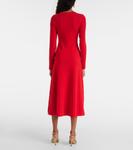 Платье-свитер Nami из ребристой вязки Veronica Beard, Poppy - фото 3