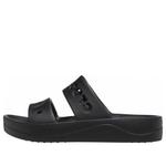 Тапочки Crocs Baya Platform Sandals 'Black' 208188-001, черный - фото