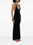Трикотажное макси-платье Aya Muse, черный - фото 3