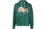 Мужская толстовка Palm Angels, зеленый - фото