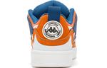 Кроссовки Coppolella X Kappa Skateboard Shoes Unisex Low-Top White/Fresh Orange/Poseidon Blue - фото 5