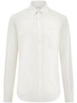 Ferragamo рубашка с длинными рукавами, белый - фото