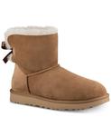 Угги женские UGG Bailey Bow II, коричневый - фото