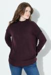 Джемпер Ulla Popken CONTRAST TRIM LONG SLEEVE, Dark Claret/Berry - фото 6