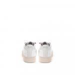 Белые кожаные кроссовки P448 - фото 4