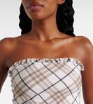 Чековый купальник Burberry, Cotton IP Check - фото 4