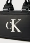 Сумка баулетто Calvin Klein, Black/White - фото 4
