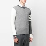 THOM BROWNE Свитер мужской серый - фото 6