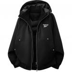 Пуховик Unisex с капюшоном утепленный Reebok, айвори белый - фото 5