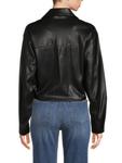 Байкерская куртка на молнии из искусственной кожи Calvin Klein, черный - фото 2