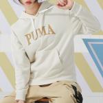 Свитшот женский хаки Puma - фото 5