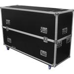 Odyssey Flight Zone Wheeled Case for Two 60 to 65" FZ2FSM65W - фото