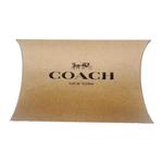 COACH Позолоченные медные серьги для женщин Gold - фото 4