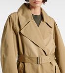 Тренчкот из хлопкового твила Acne Studios, Mushroom Beige - фото 4