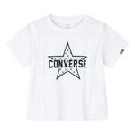 Футболка logo printed t-shirt 'white black' Converse, белый - фото