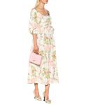 Туфли с цветочным принтом Brock Collection, Cipria - фото 2