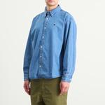Джинсовая рубашка Лукас Carhartt Wip, Blue Stone Washed - фото 2