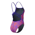 Купальник Speedo FL Printed Web Back, фиолетовый - фото 3