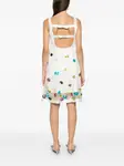 Платье мини с вышивкой Viktor & Rolf, белый - фото 4
