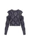 Джемпер myMo ROCKS Jumper, Navy Offwhite/Dark Blue - фото 5