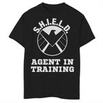 Мальчики 8–20 лет Marvel S.H.I.E.L.D. Футболка с рисунком Agent In Training Eagle Academy Marvel - фото