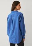 Блуза Ellos Collection Button-down blouse, Blaue/Blue - фото 3