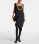 Мини-платье с декором Dries Van Noten, черный - фото 2