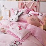 EAGLCQA Комплект постельного белья с вышивкой для девочек - фото 3