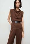 Топ Mango Top, Marron/Brown - фото