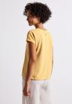 Футболка Street One MIT FEINER STRUKTUR, Gelb/Yellow - фото 3