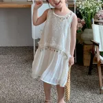 Платье для дошкольниц PROTECTCAMEL, экрю - фото 4