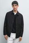 Куртка Massimo Dutti WATER-REPELLENT TECHNICAL, Black - фото