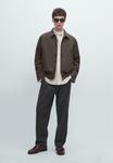 Куртка Massimo Dutti Summer jacket, Dark Brown - фото 2