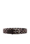 Ремень Mango Braided belt, Brown - фото