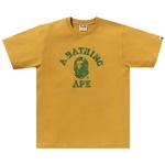 Футболка BAPE Bitmap College Tee, Yellow - фото