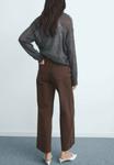 Брюки Mango Trousers, Schokolade/Brown - фото 3