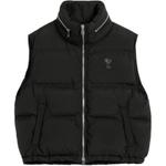 Майка Ami Paris Monogram Patch Puffer Gilet AMIPARIS, черный - фото