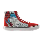 Кроссовки Marvel x Sk8-Hi Reissue Vans, красный - фото