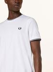 Футболка FRED PERRY, белый/синий - фото 4