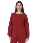 Толстовка Mod-o-doc Long Sleeve Seamed Boxy Sweatshirt Black, Maple Sugar - фото