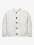 Детский кардиган с узором "косичка" The Little Tailor, Cream - фото 3