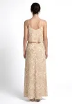Платье макси Usha, Beige - фото 2