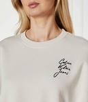 Толстовка Calvin Klein Jeans Cropped Fit, бежевый - фото 4