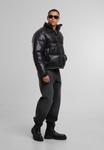 Куртка Urban Classics SHINY PUFFER , Black - фото 2
