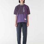 And Wander Gramicci X Patchwork Wind Tee 'Multicolor/Purple' - фото 8